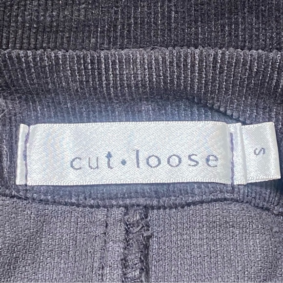 Cut Loose Gray Corduroy Blazer Jacket Small USA Made Minimalist Soft Grunge - Picture 3 of 6